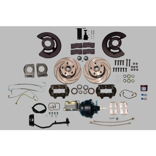 1964 1966 Mustang Front Power Disc Brake Conversion Kit V8 Auto