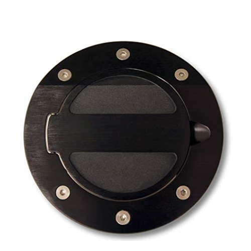 Black Billet Aluminum Fuel Door