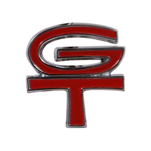 1968 1968 Mustang Gas Cap Emblem, GT Red
