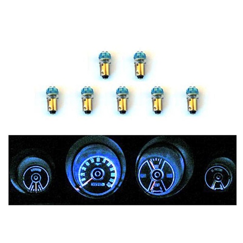 1969 1970 Mustang Instrument Panel LED Light Bulb Set BLUE